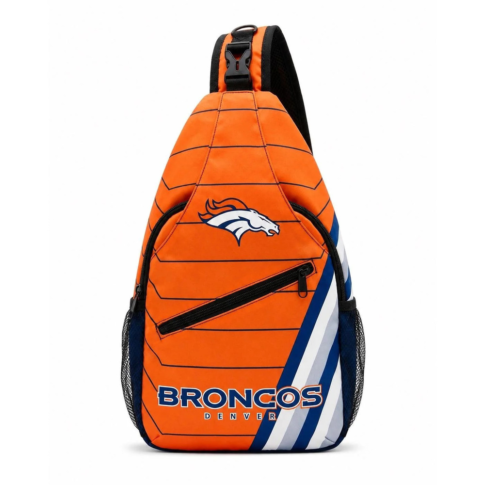Denver Broncos Sling Bag, Football Crossbody Bag, Game Day Backpack, Broncos…